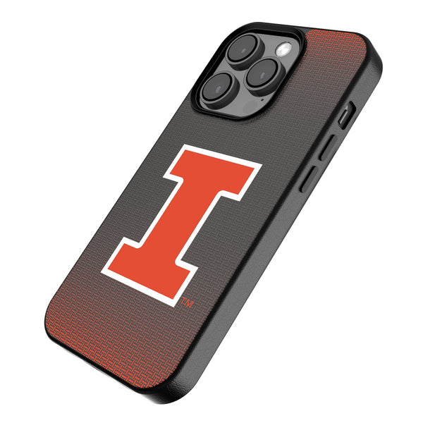 University of Illinois Fighting Illini Linen iPhone MagSafe Compatible Phone Case for Apple iPhone Iso.Jpg