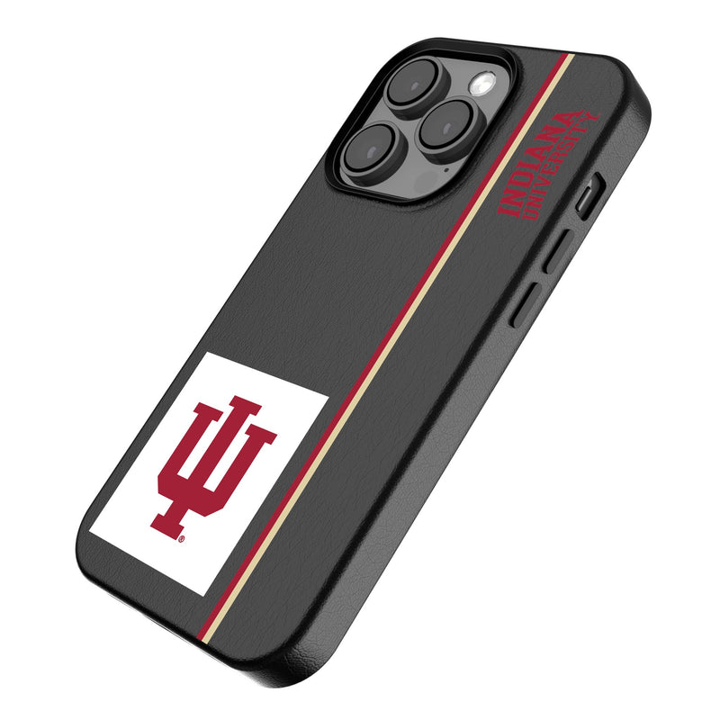 Indiana University Hoosiers Sidebar iPhone MagSafe Compatible Phone Case for Apple iPhone Iso.Jpg
