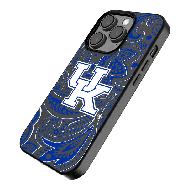 University of Kentucky Wildcats Paisley iPhone MagSafe Compatible Phone Case Iso.Jpg