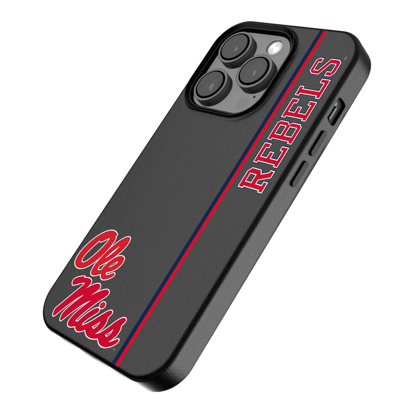 University of Mississippi Rebels Sidebar iPhone MagSafe Compatible Phone Case Iso.Jpg