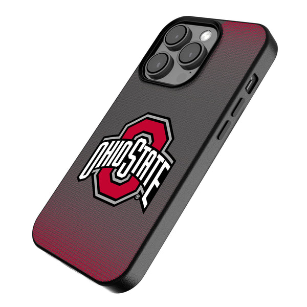 Ohio State University Buckeyes Linen iPhone MagSafe Compatible Phone Case for Apple iPhone Iso.Jpg