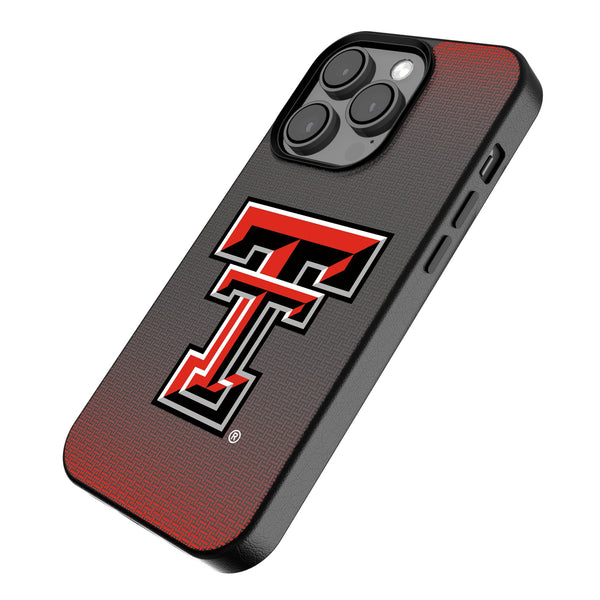 Texas Tech Red Raiders Linen iPhone MagSafe Compatible Phone Case for Apple iPhone Iso.Jpg