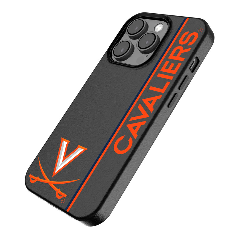 University of Virginia Cavaliers Sidebar iPhone MagSafe Compatible Phone Case Iso.Jpg