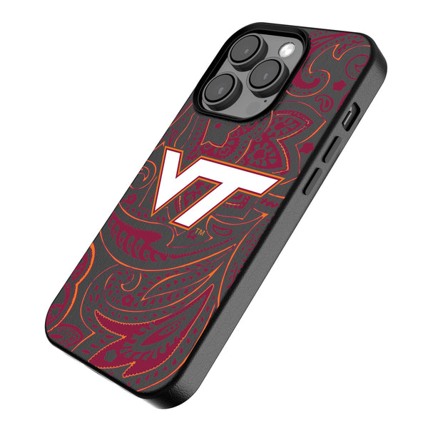 Virginia Tech Hokies Paisley iPhone MagSafe Compatible Phone Case Iso.Jpg