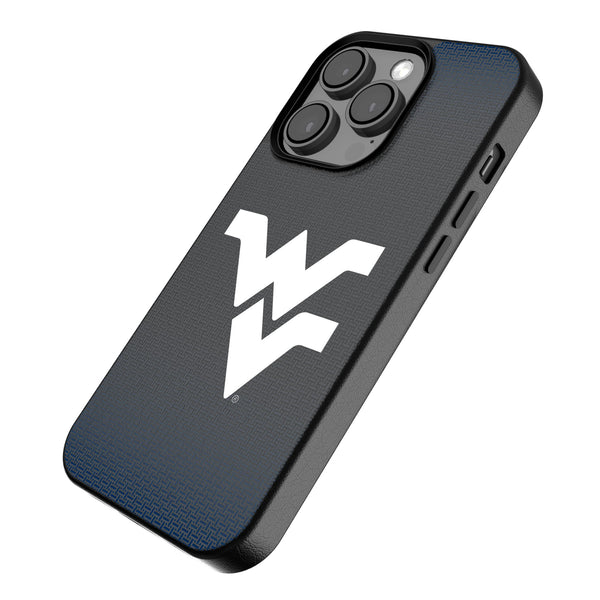 West Virginia University Mountaineers Linen iPhone MagSafe Compatible Phone Case for Apple iPhone Iso.Jpg