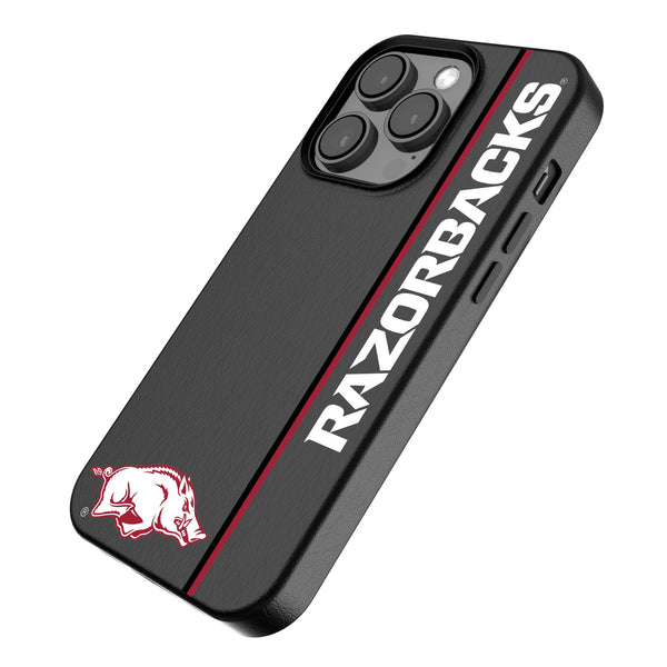 University of Arkansas Fayetteville Razorbacks Sidebar iPhone MagSafe Compatible Phone Case Iso.Jpg