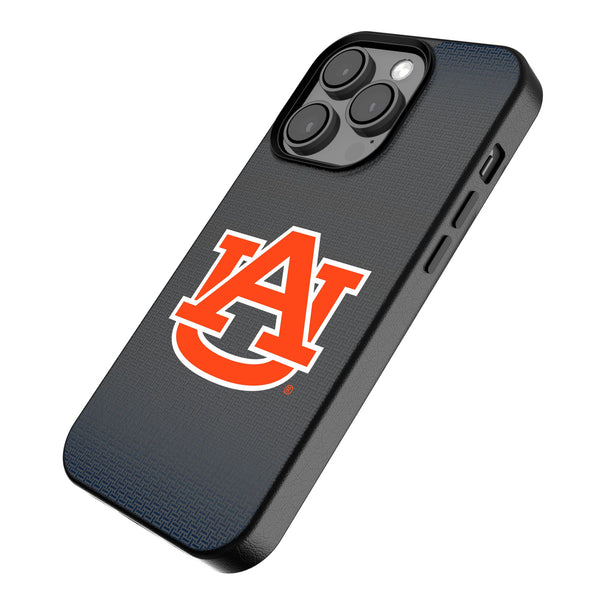 University of Auburn Tigers Linen iPhone MagSafe Compatible Phone Case for Apple iPhone Iso.Jpg