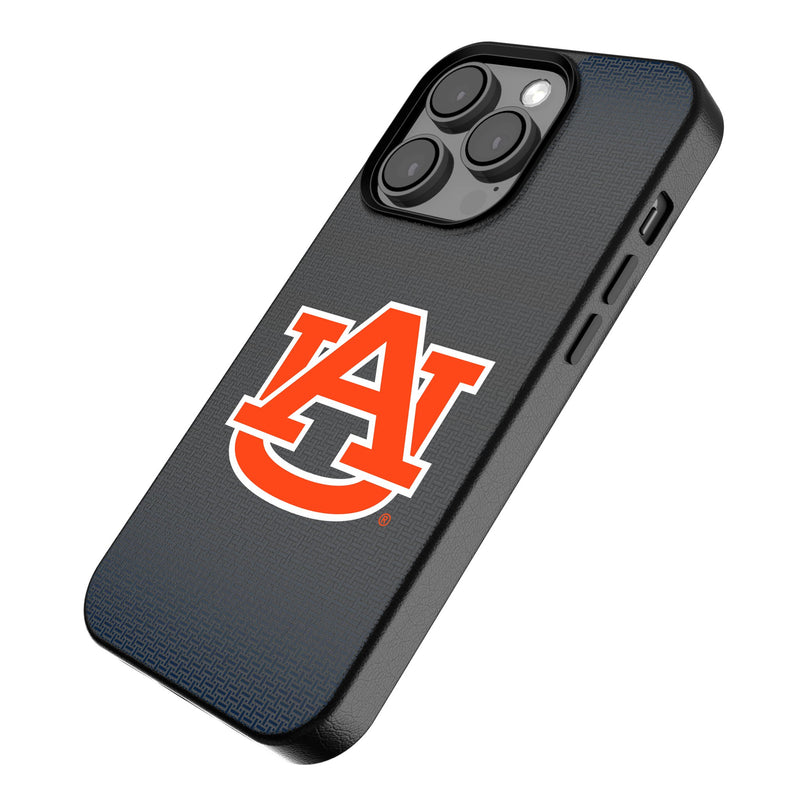 University of Auburn Tigers Linen iPhone MagSafe Compatible Phone Case for Apple iPhone Iso.Jpg