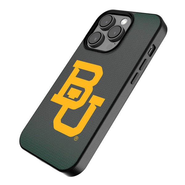 Baylor University Bears Linen iPhone MagSafe Compatible Phone Case for Apple iPhone Iso.Jpg