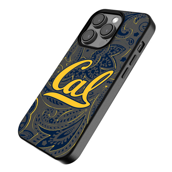 University of California Berkeley Golden Bears Paisley iPhone MagSafe Compatible Phone Case for Apple iPhone Iso.Jpg