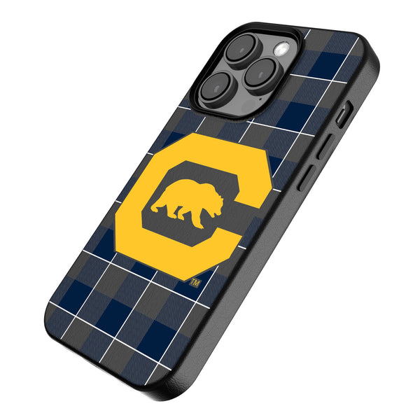 University of California Berkeley Golden Bears Plaid iPhone MagSafe Compatible Phone Case for Apple iPhone Iso.Jpg