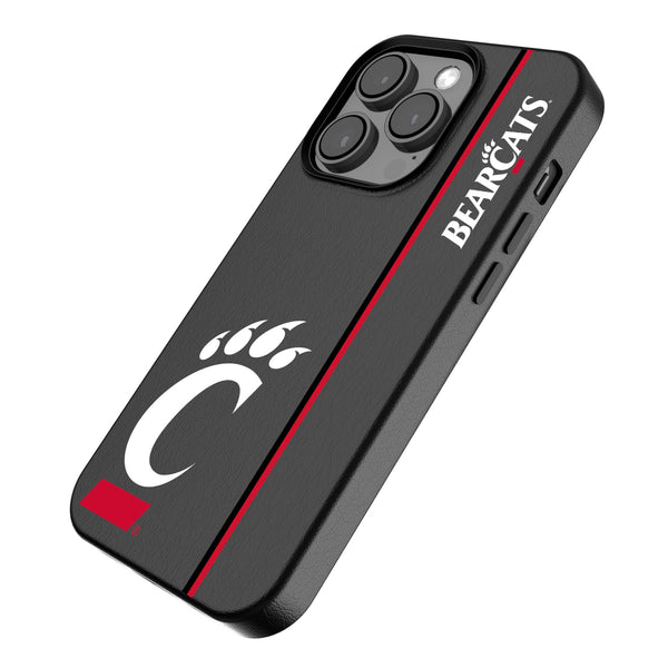 University of Cincinnati Bearcats Sidebar iPhone MagSafe Compatible Phone Case Iso.Jpg