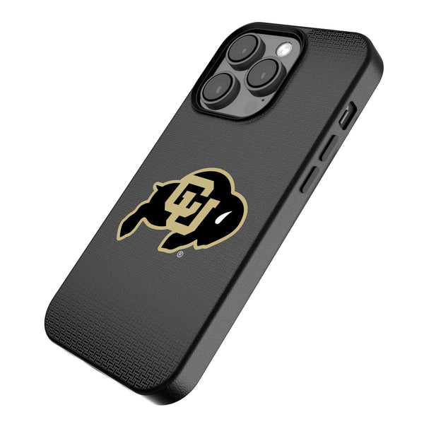 University of Colorado Buffaloes Linen iPhone MagSafe Compatible Phone Case for Apple iPhone Iso.Jpg