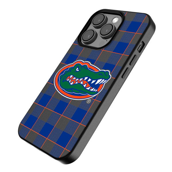 University of Florida Gators Plaid iPhone MagSafe Compatible Phone Case Iso.Jpg