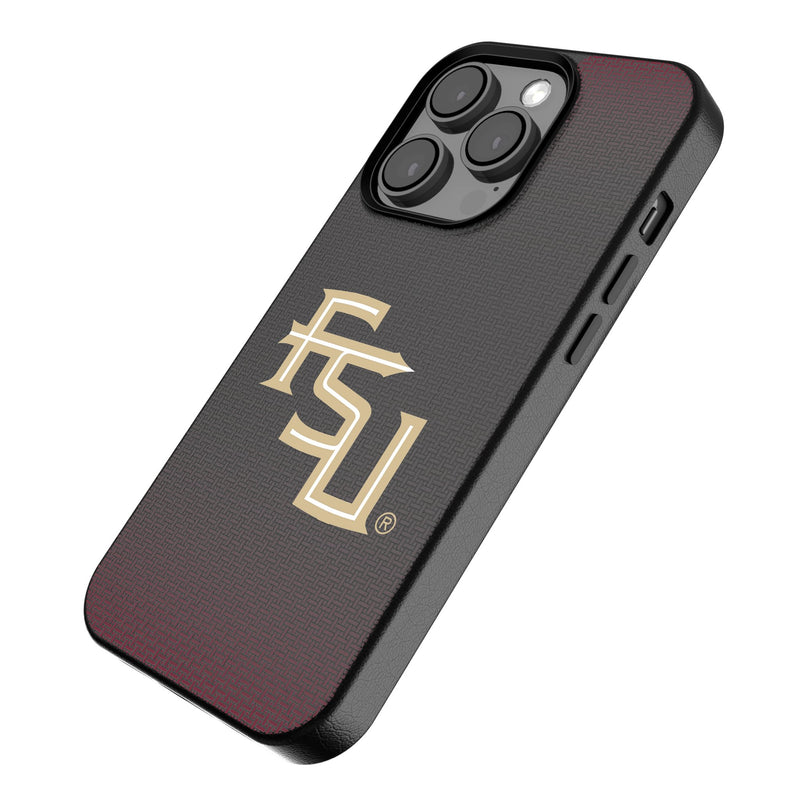 Florida State University Seminoles Athletic Wordmark Linen iPhone MagSafe Compatible Phone Case for Apple iPhone Iso.Jpg