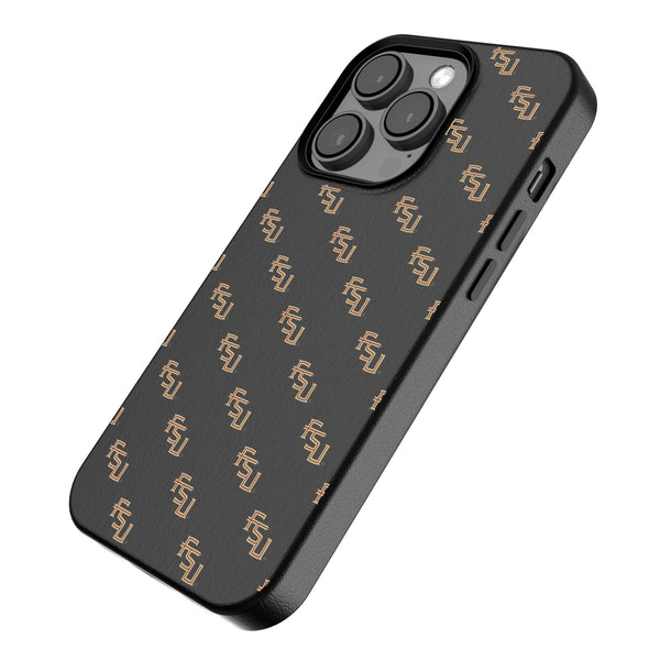 Florida State University Seminoles Fashion Pattern iPhone MagSafe Compatible Phone Case for Apple iPhone Iso.Jpg