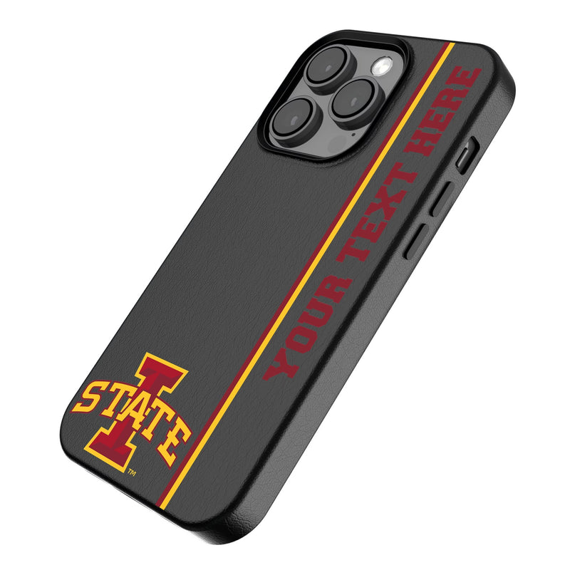Iowa State University Cyclones Personalized Sidebard iPhone MagSafe Compatible Phone Case for Apple iPhone Iso.Jpg