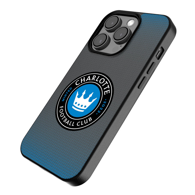 Charlotte FC  Linen iPhone MagSafe Compatible Phone Case Iso.Jpg