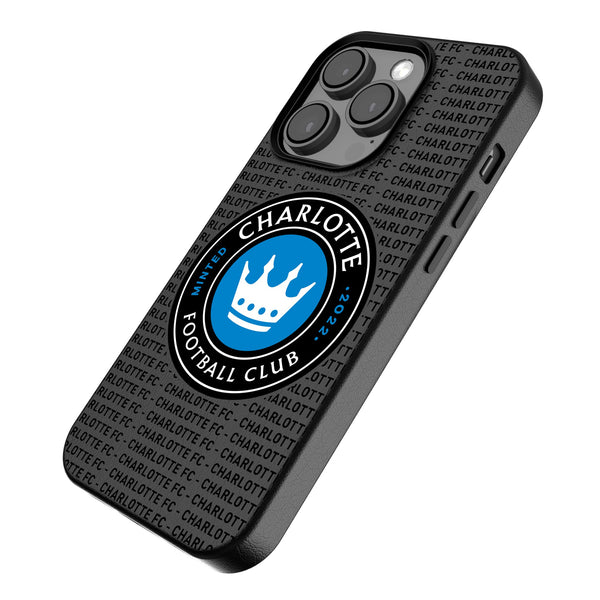 Charlotte FC  Text Backdrop iPhone MagSafe Compatible Phone Case Iso.Jpg