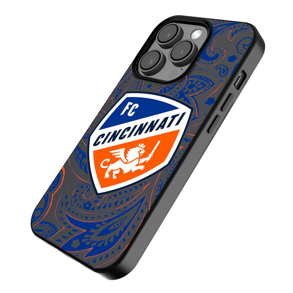 FC Cincinnati  Paisley iPhone MagSafe Compatible Phone Case Iso.Jpg