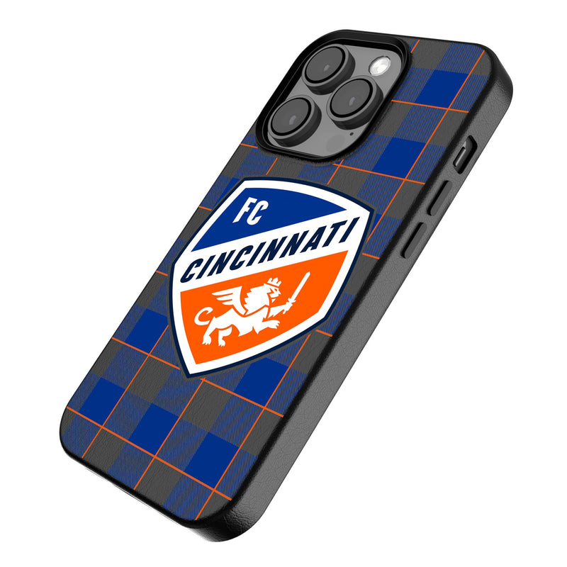 FC Cincinnati  Plaid iPhone MagSafe Compatible Phone Case Iso.Jpg