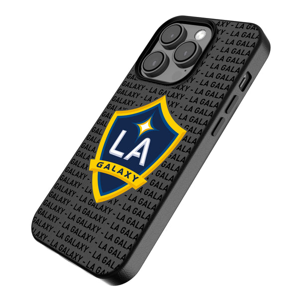 LA Galaxy  Text Backdrop iPhone MagSafe Compatible Phone Case Iso.Jpg