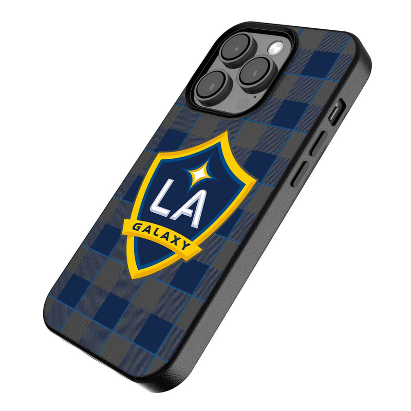 LA Galaxy  Plaid iPhone MagSafe Compatible Phone Case Iso.Jpg