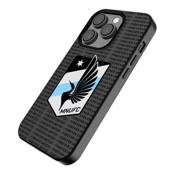 Minnesota United FC   Text Backdrop iPhone MagSafe Compatible Phone Case Iso.Jpg