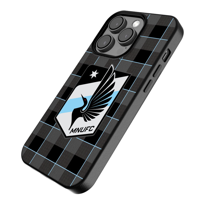 Minnesota United FC   Plaid iPhone MagSafe Compatible Phone Case Iso.Jpg