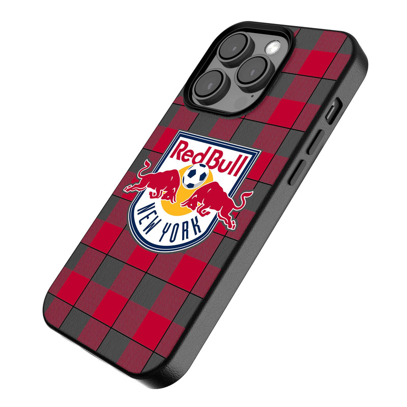 New York Red Bulls  Plaid iPhone MagSafe Compatible Phone Case Iso.Jpg