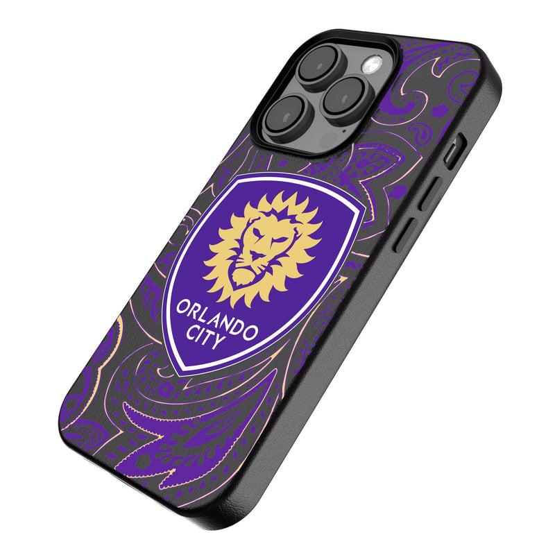 Orlando City Soccer Club  Paisley iPhone MagSafe Compatible Phone Case Iso.Jpg