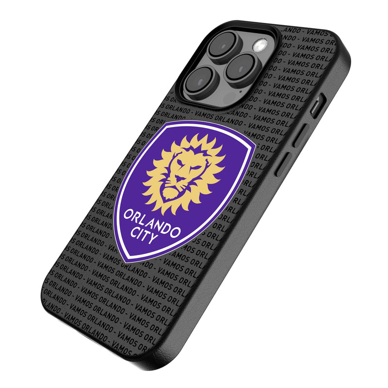 Orlando City Soccer Club  Text Backdrop iPhone MagSafe Compatible Phone Case Iso.Jpg