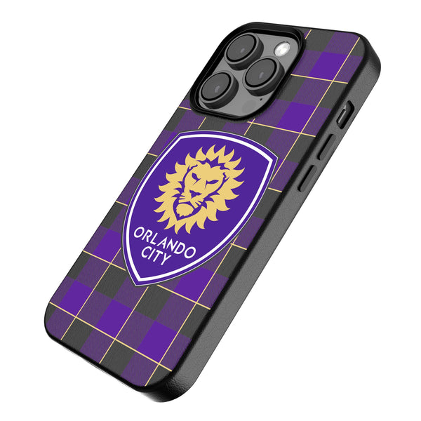 Orlando City Soccer Club  Plaid iPhone MagSafe Compatible Phone Case Iso.Jpg