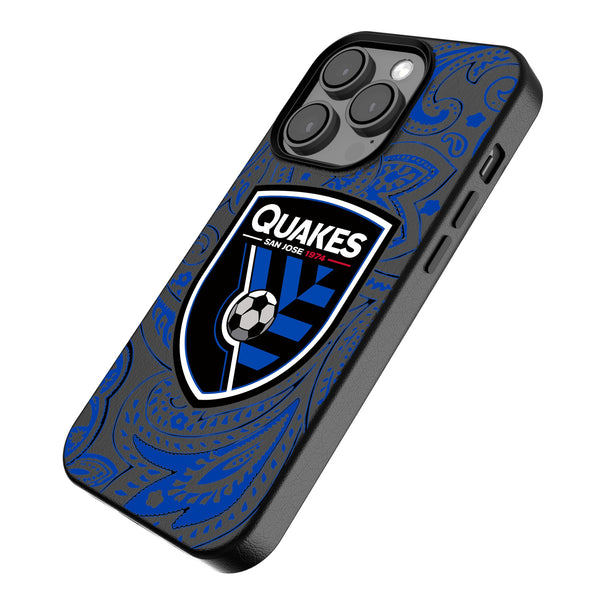 San Jose Earthquakes   Paisley iPhone MagSafe Compatible Phone Case Iso.Jpg