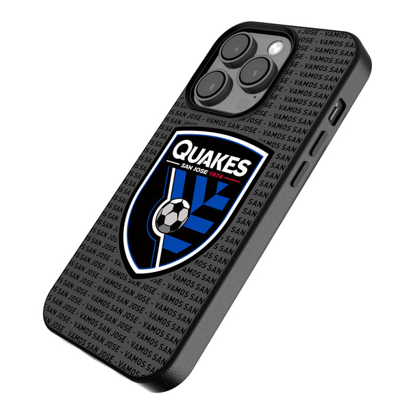 San Jose Earthquakes Text Backdrop iPhone MagSafe Compatible Phone Case for Apple iPhone Iso.Jpg