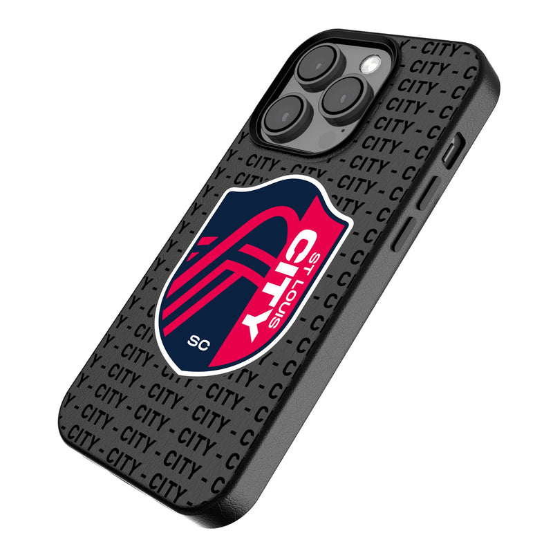 St. Louis CITY SC  Text Backdrop iPhone MagSafe Compatible Phone Case Iso.Jpg