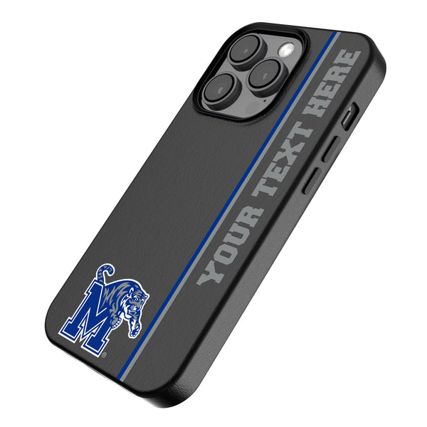 University of Memphis Tigers Personalized Sidebard iPhone MagSafe Compatible Phone Case for Apple iPhone Iso.Jpg