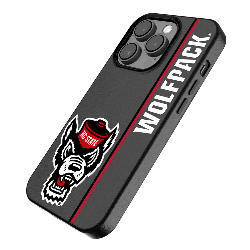 North Carolina State University Wolfpack Sidebar iPhone MagSafe Compatible Phone Case Iso.Jpg