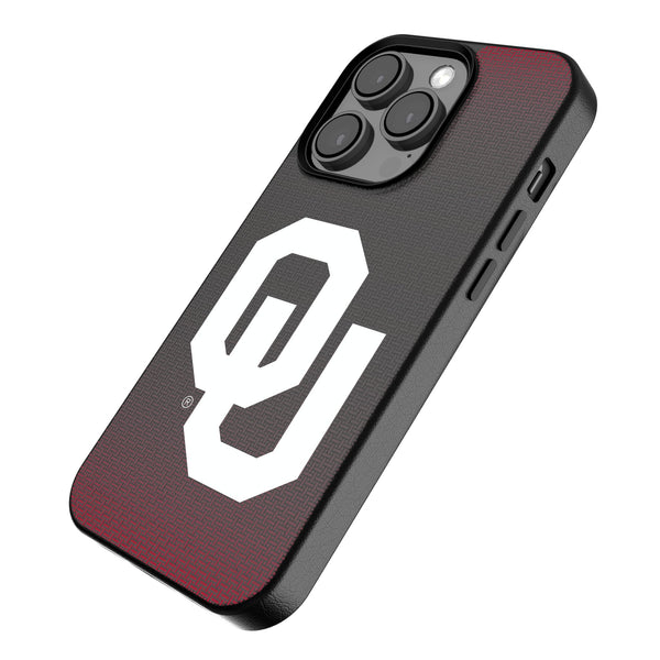 University of Oklahoma Sooners Linen iPhone MagSafe Compatible Phone Case for Apple iPhone Iso.Jpg