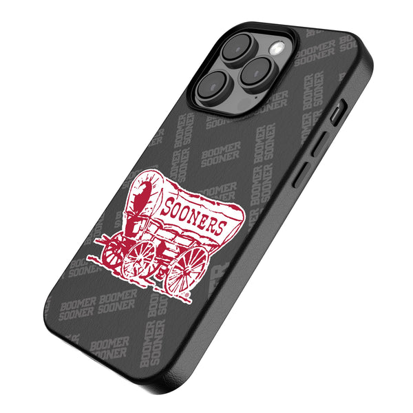 University of Oklahoma Sooners Quadtile iPhone MagSafe Compatible Phone Case for Apple iPhone Iso.Jpg
