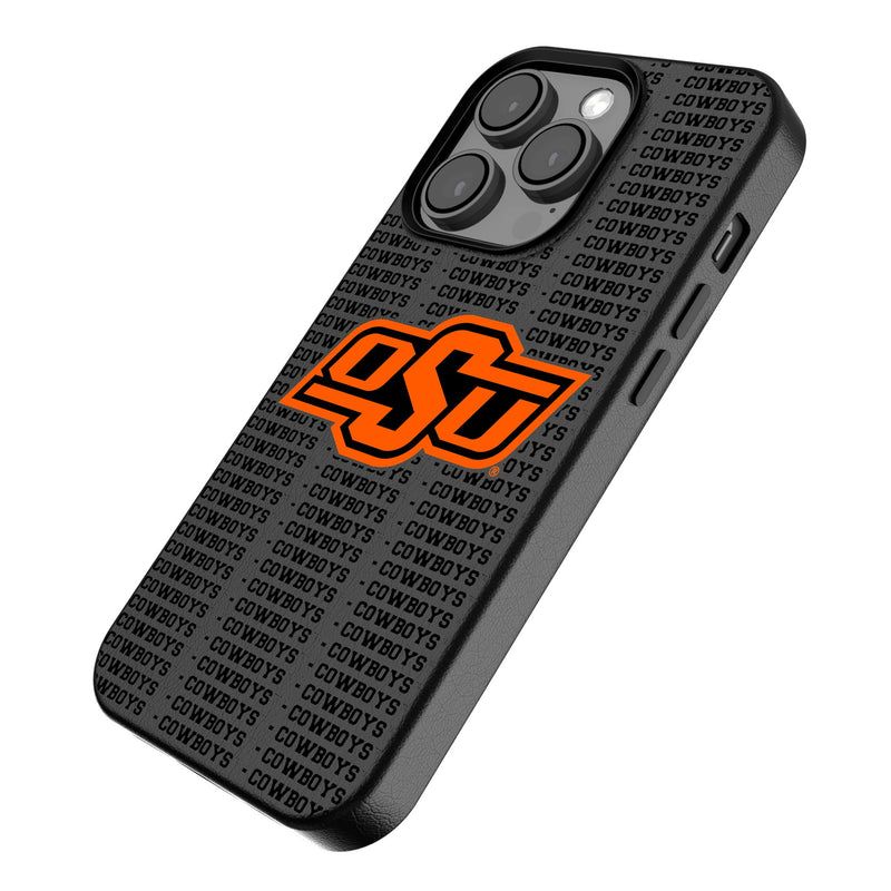 Oklahoma State University Cowboys Text Backdrop iPhone MagSafe Compatible Phone Case for Apple iPhone Iso.Jpg
