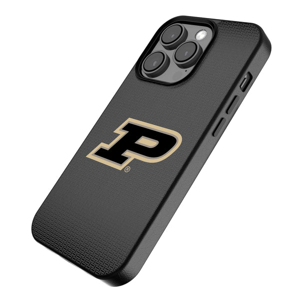Purdue University Boilermakers Linen iPhone MagSafe Compatible Phone Case for Apple iPhone Iso.Jpg