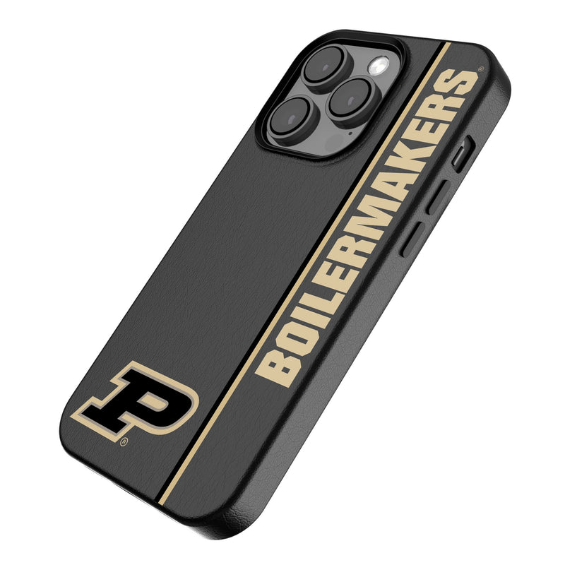 Purdue University Boilermakers Sidebar iPhone MagSafe Compatible Phone Case Iso.Jpg