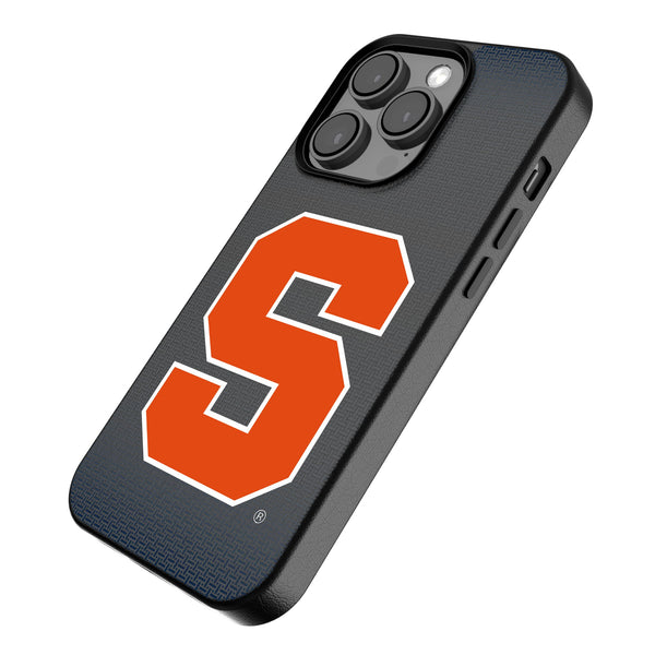 Syracuse University Orange Linen iPhone MagSafe Compatible Phone Case for Apple iPhone Iso.Jpg