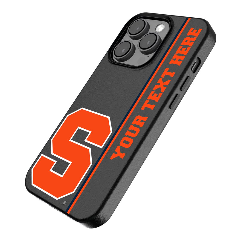 Syracuse University Orange Personalized Sidebard iPhone MagSafe Compatible Phone Case for Apple iPhone Iso.Jpg