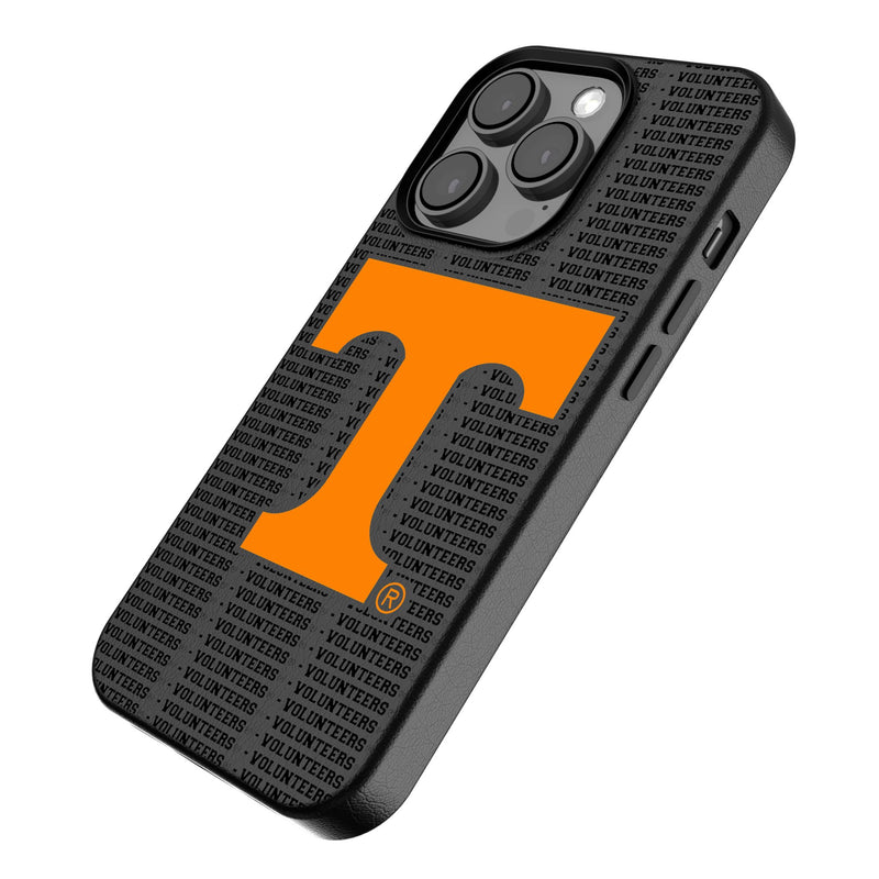 University of Tennessee Volunteers Text Backdrop iPhone MagSafe Compatible Phone Case Iso.Jpg