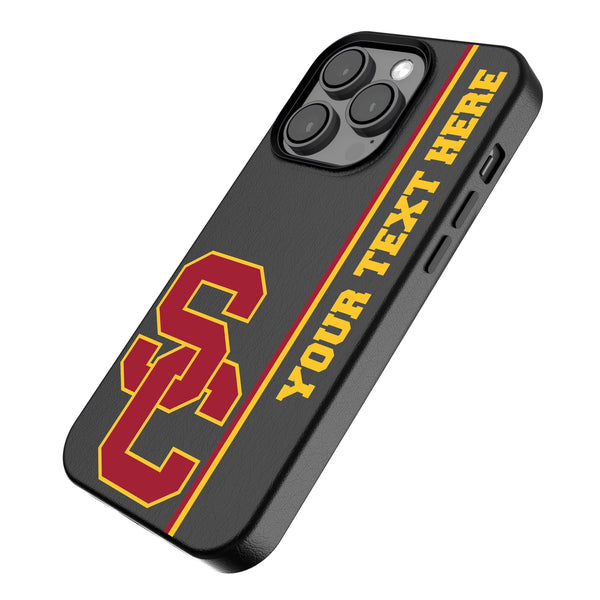University of Southern California Trojans Personalized Sidebard iPhone MagSafe Compatible Phone Case for Apple iPhone Iso.Jpg