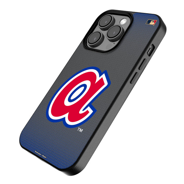 Atlanta Braves 1972-1980 - Cooperstown Collection Linen iPhone MagSafe Compatible Phone Case for Apple iPhone Iso.Jpg