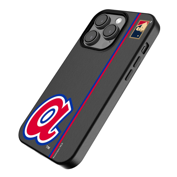 Atlanta Braves 1972-1980 - Cooperstown Collection Sidebar iPhone MagSafe Compatible Phone Case for Apple iPhone Iso.Jpg