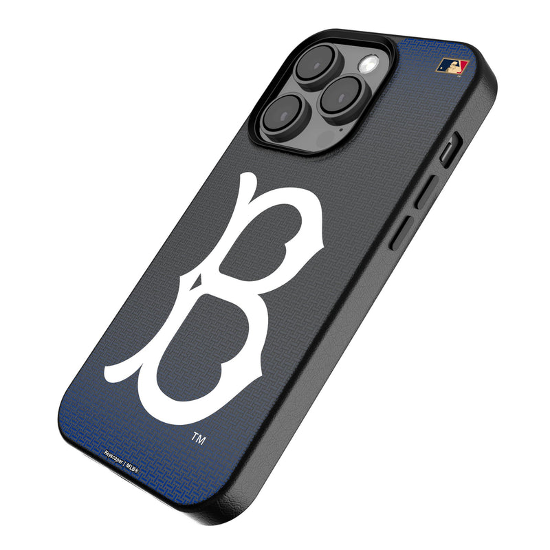 Brooklyn Dodgers 1949-1957 - Cooperstown Collection Linen iPhone MagSafe Compatible Phone Case for Apple iPhone Iso.Jpg